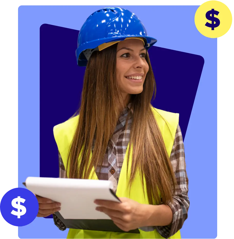 Profissional em capacete